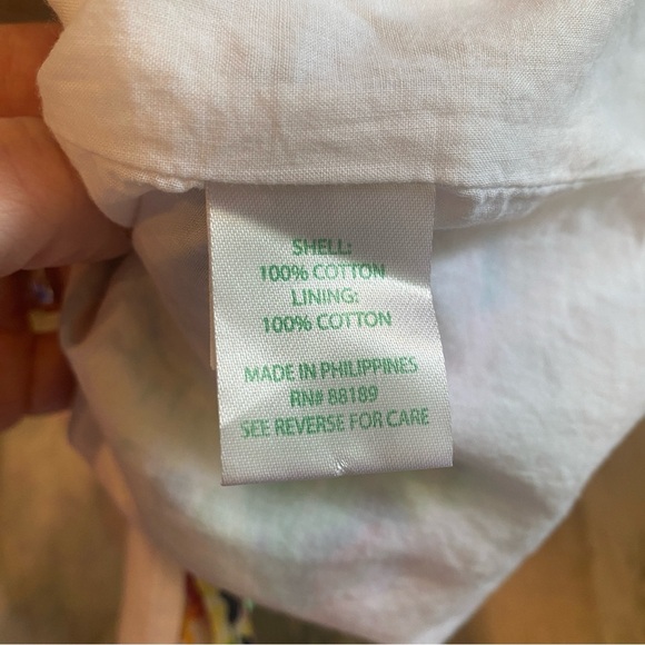 Lilly Pulitzer • Mimosa Mini Getaway Garden Pink & Green Floral Skirt • Size M - Picture 7 of 7